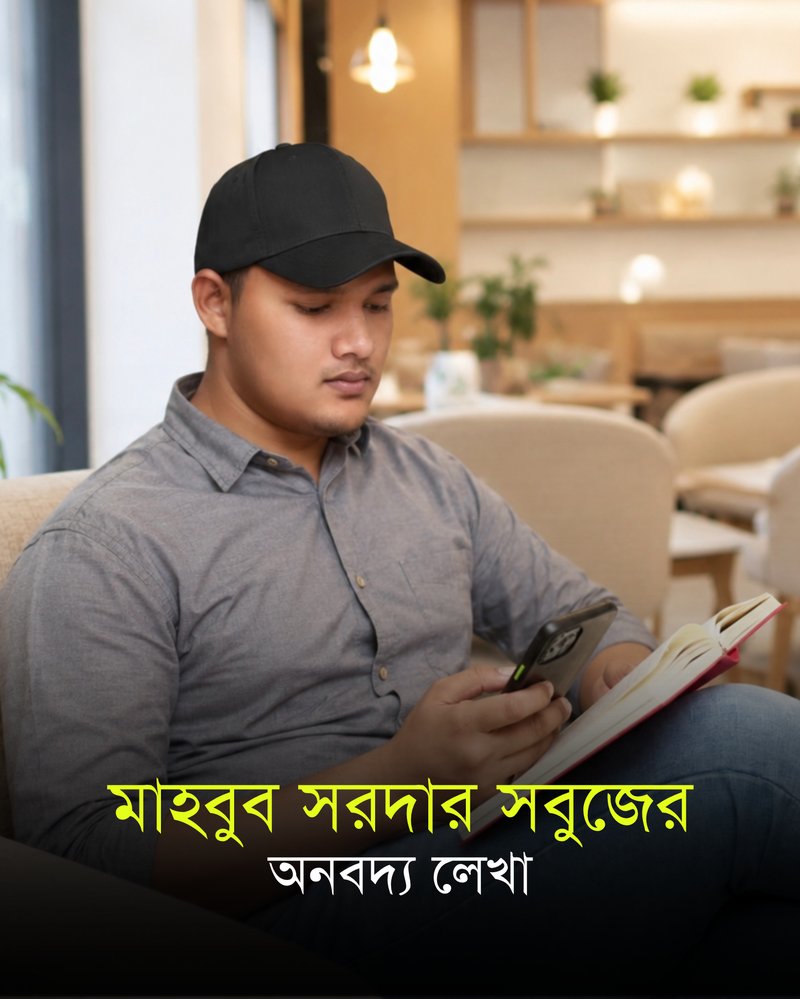 মাহবুব সরদার সবুজের অনবদ্য লেখা