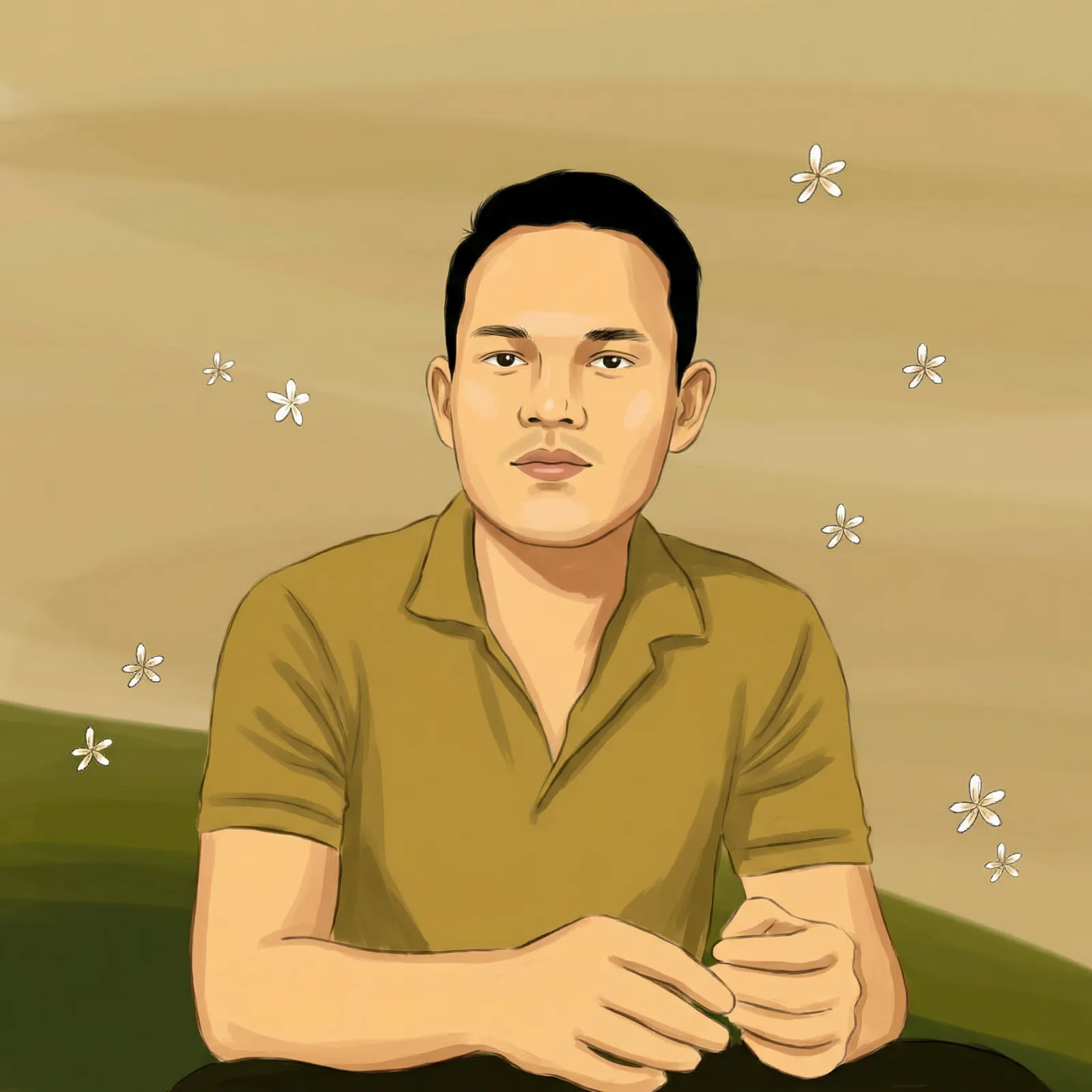 ইলাস্ট্রেটেড প্রতিকৃতি — মাহবুব সরদার সবুজ