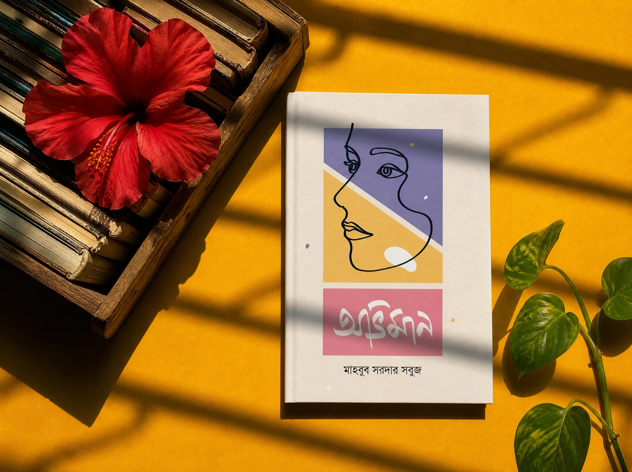 অনুভূতি — বই ও জবা ফুল — মাহবুব সরদার সবুজ